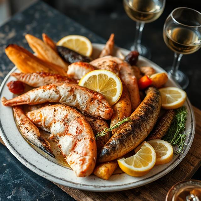 Wine pairings for smoked seafood dishes